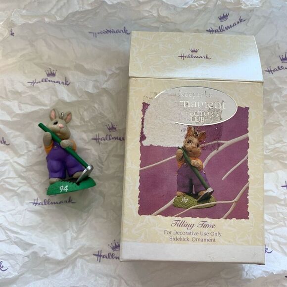 Hallmark keepsake ornament Tilling Time 1994 Easter collection - Picture 1 of 4